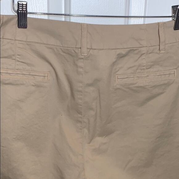 SEJOUR Cropped Oxford Pants. 20W. Tan - Picture 3 of 8